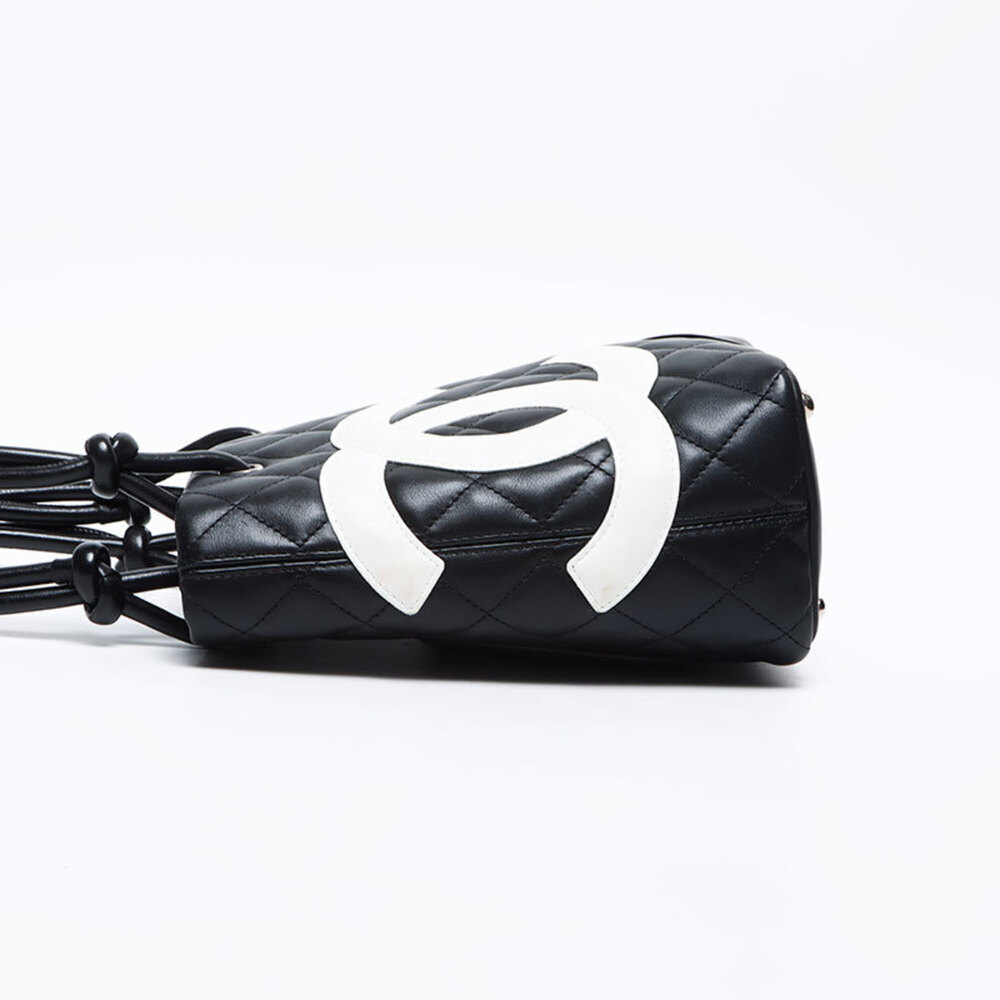 CHANEL Cambon Line 2003-2004 Handbag Black WS12855 - Picture 3 of 13